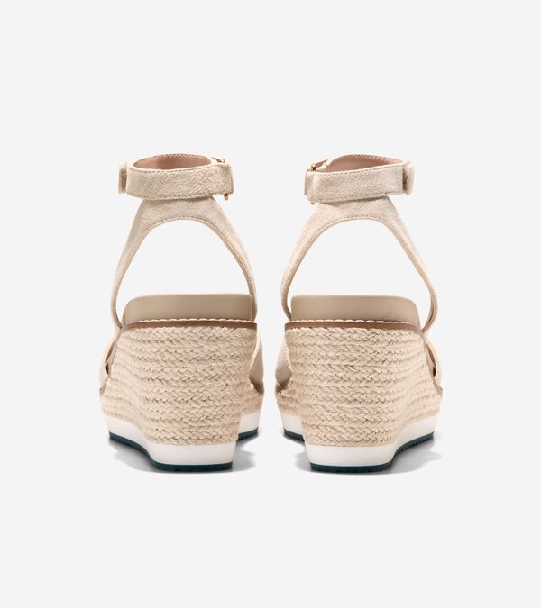 Cole Haan Women's Cloudfeel Espadrille Wedge Sandals