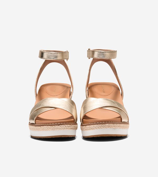 Cole Haan Women's Cloudfeel Espadrille Wedge Sandals