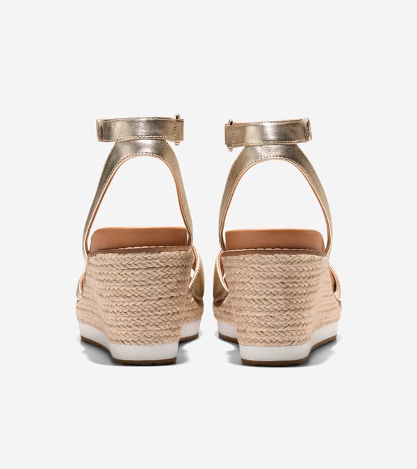 Cole Haan Women's Cloudfeel Espadrille Wedge Sandals