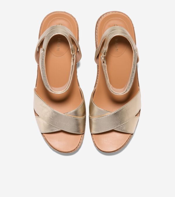 Cole Haan Women's Cloudfeel Espadrille Wedge Sandals