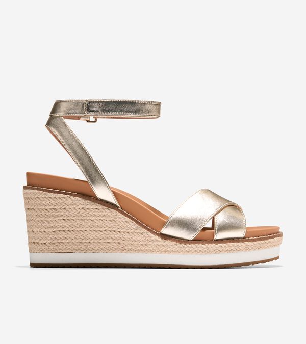cole haan Women's Cloudfeel Espadrille Wedge Sandals