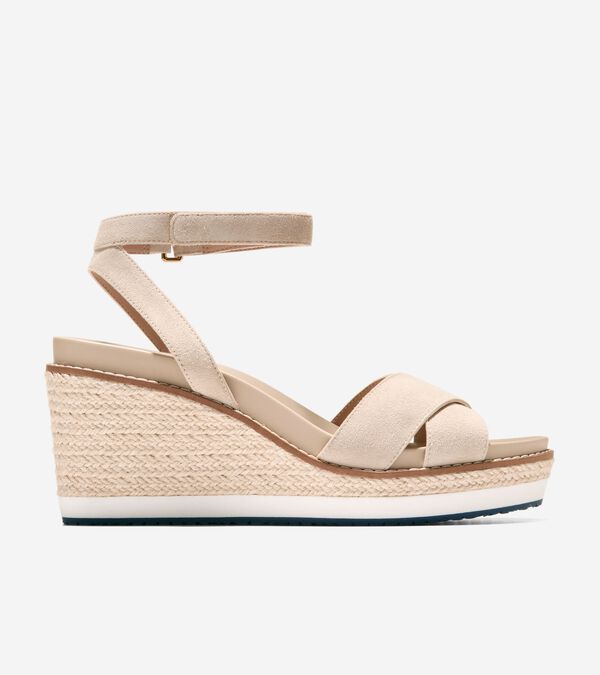 cole haan Women's Cloudfeel Espadrille Wedge Sandals