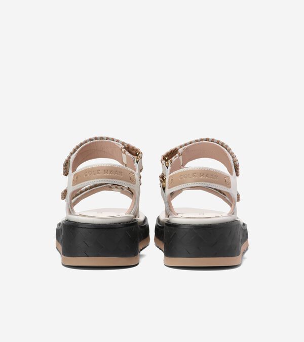 Cole Haan Women's Grandprø Daylin Wedge Triple Strap Sandals