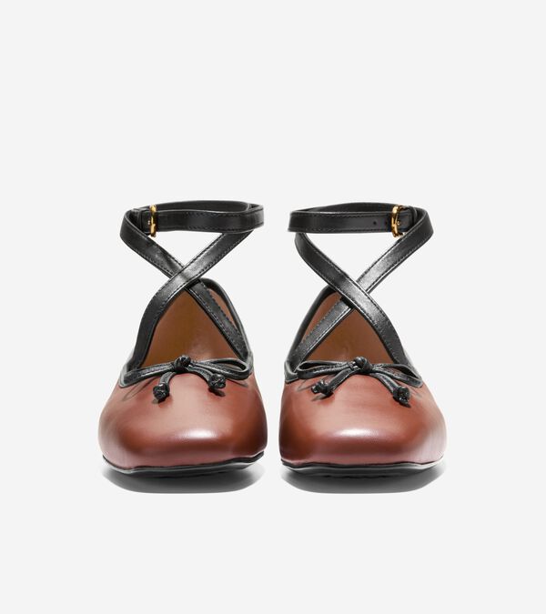 Cole Haan Women's Nicolette Ankle Strap Ballet Flats