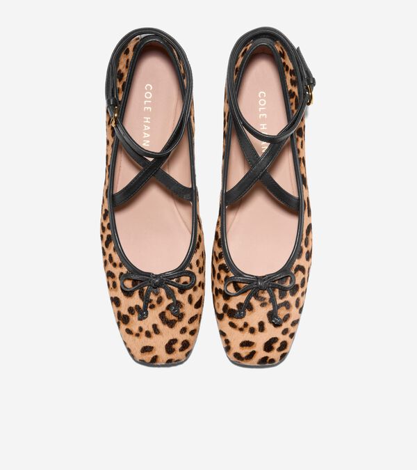 Cole Haan Women's Nicolette Ankle Strap Ballet Flats