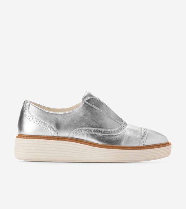 cole haan Women's ØriginalGrand Platform Slip-On Oxfords