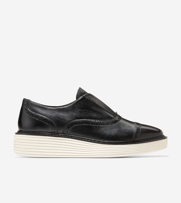 cole haan Women's ØriginalGrand Platform Slip-On Oxfords