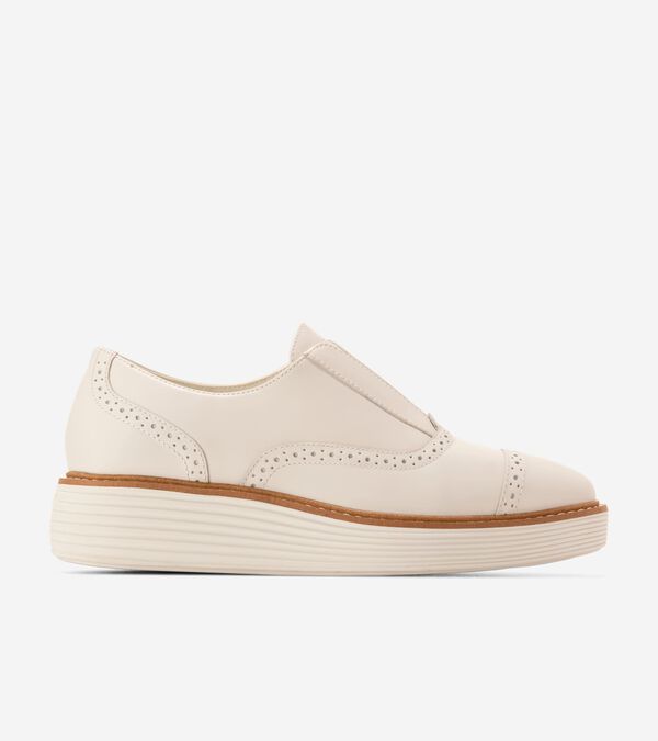 cole haan Women's ØriginalGrand Platform Slip-On Oxfords