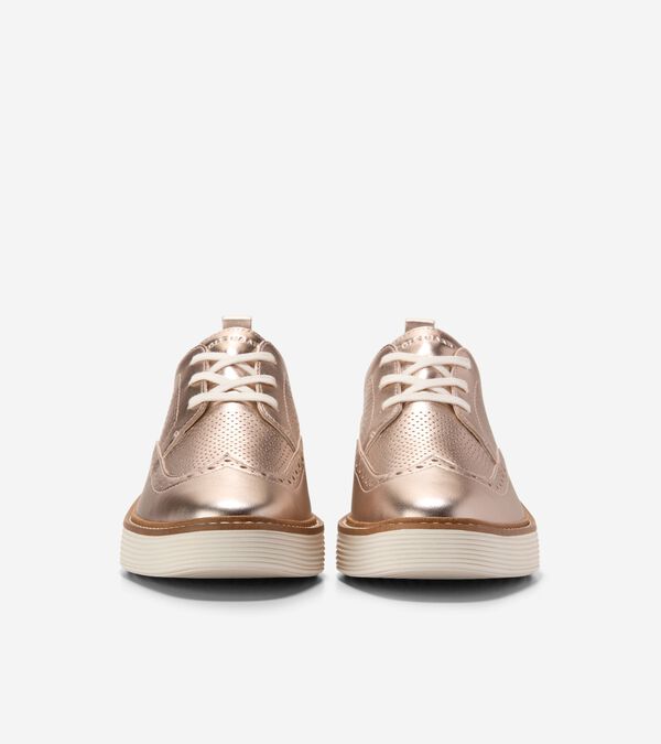 Cole Haan Women's ØriginalGrand Platform Wingtip Oxfords