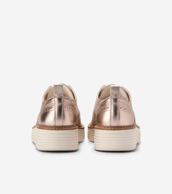 Cole Haan Women's ØriginalGrand Platform Wingtip Oxfords