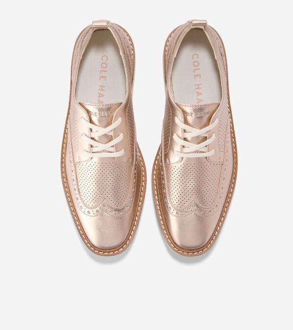 Cole Haan Women's ØriginalGrand Platform Wingtip Oxfords