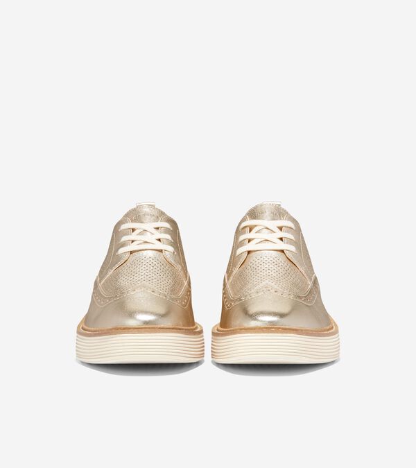 Cole Haan Women's ØriginalGrand Platform Wingtip Oxfords