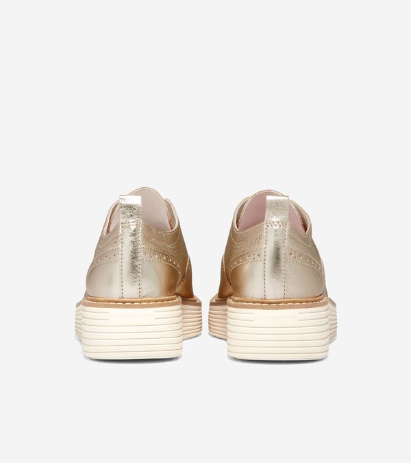 Cole Haan Women's ØriginalGrand Platform Wingtip Oxfords