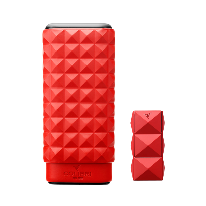 colibri Quasar II + Quasar Triple Cigar Case Black