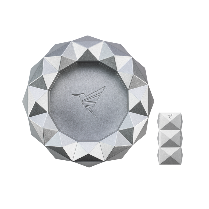 Colibri Quasar Round Ashtray + Quasar II Black