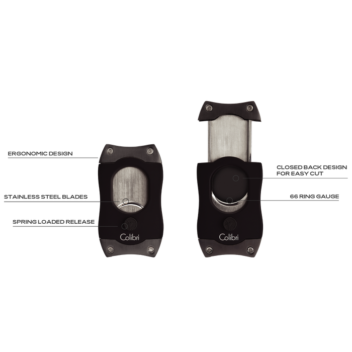 Colibri S-cut [ez-cut] Black + Gunmetal
