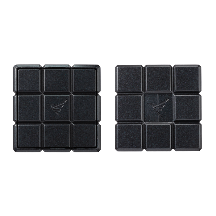 Colibri Heritage Cube Desk Lighter + Heritage Cube Desk Cutter Black