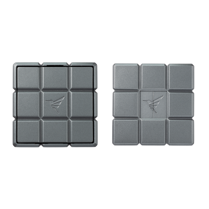 Colibri Heritage Cube Desk Lighter + Heritage Cube Desk Cutter Black