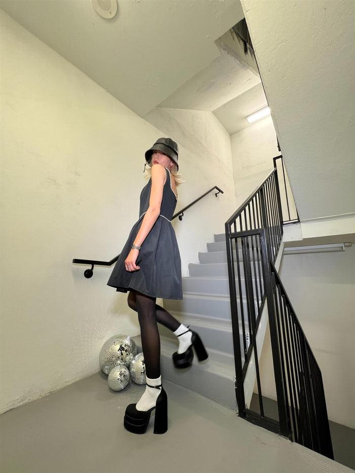 Collective The Label Back Corset Mini-dress