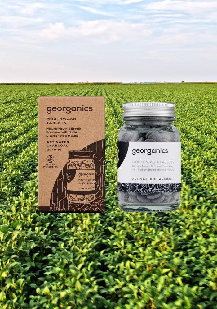 Collina Strada Activated Charcoal Mouthwash Tablets | Georganics