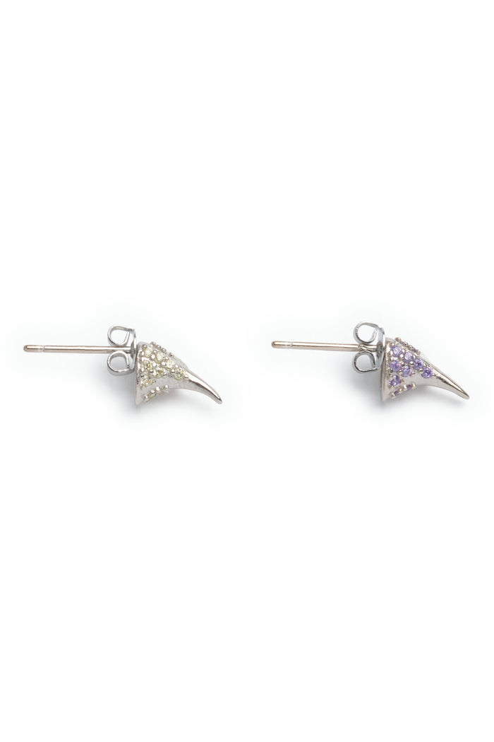 collina strada AMETHYST SOFT YELLOW RHINESTONE HORN STUDS