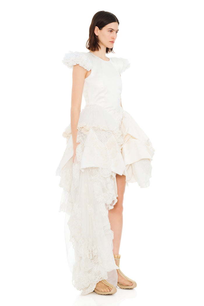 Collina Strada AVA BONED CORSET UPCYCLE WEDDING DRESS GOWN