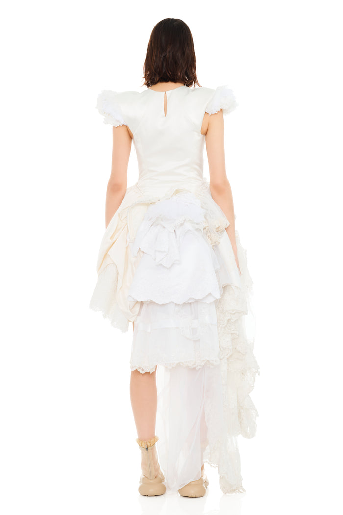 Collina Strada AVA BONED CORSET UPCYCLE WEDDING DRESS GOWN