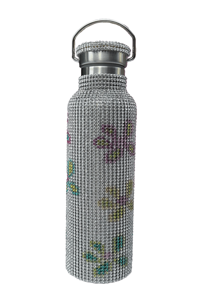 collina strada BLOSSOM MULTI RHINESTONE WATER BOTTLE