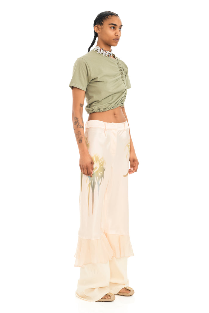 Collina Strada BUTTER FADED FLOWER GERANIUM TROUSER