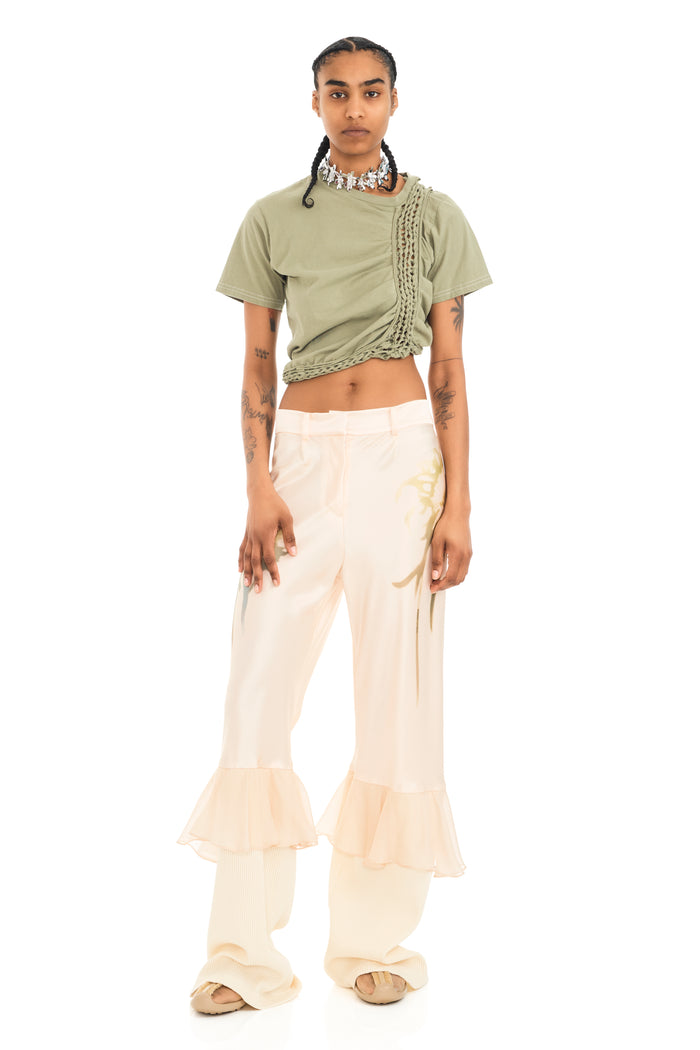 collina strada BUTTER FADED FLOWER GERANIUM TROUSER