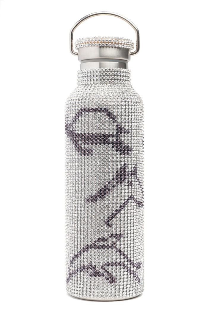 collina strada CHARCOAL ANIMALS RHINESTONE WATER BOTTLE