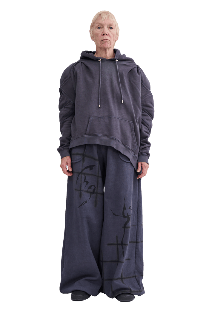 collina strada CHARCOAL CS GYM MUSCLE WAVE HOODIE LARGE