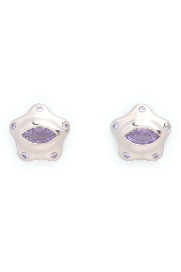 collina strada AMETHYST STARLET EARRINGS