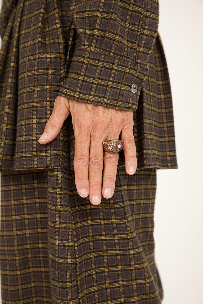 Collina Strada ANTIQUE GOLD DOLPHIN BABY RING