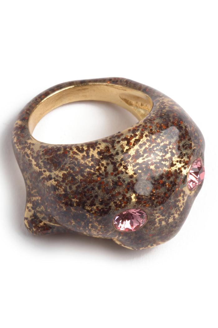 Collina Strada ANTIQUE GOLD DOLPHIN BABY RING