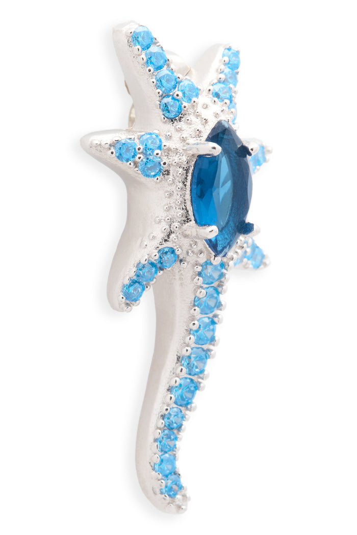 Collina Strada AQUAMARINE STAR TRAIL EARRINGS