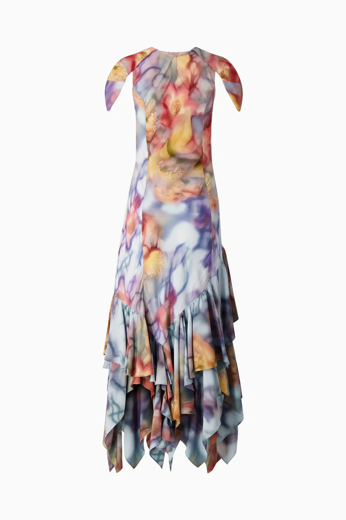 Collina Strada BARBED FLORAL HILLARY DRESS X SMALL