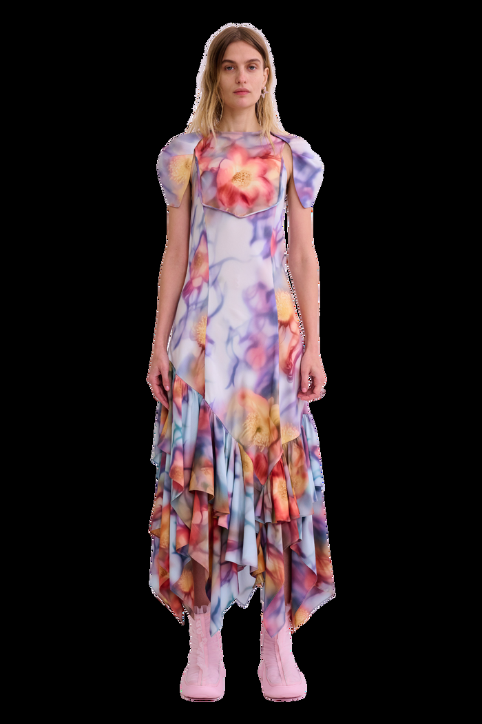 collina strada BARBED FLORAL HILLARY DRESS X SMALL