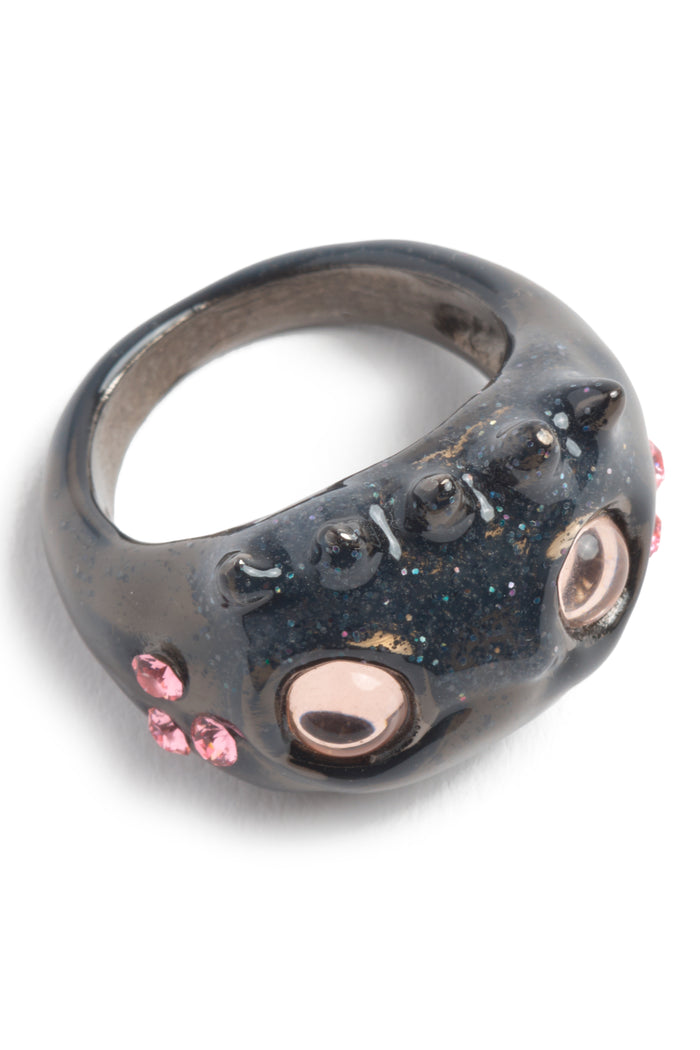 Collina Strada BLACK GLITTER LIBERTY FROG 8