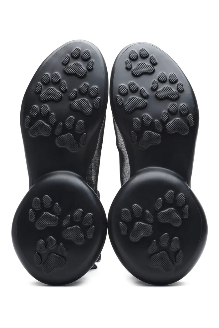 Collina Strada BLACK MESH RUFL BOOTS