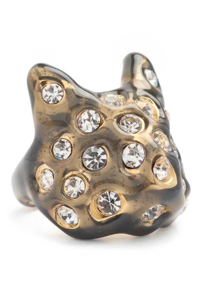 Collina Strada BRONZE PUFFY BUNNY RING