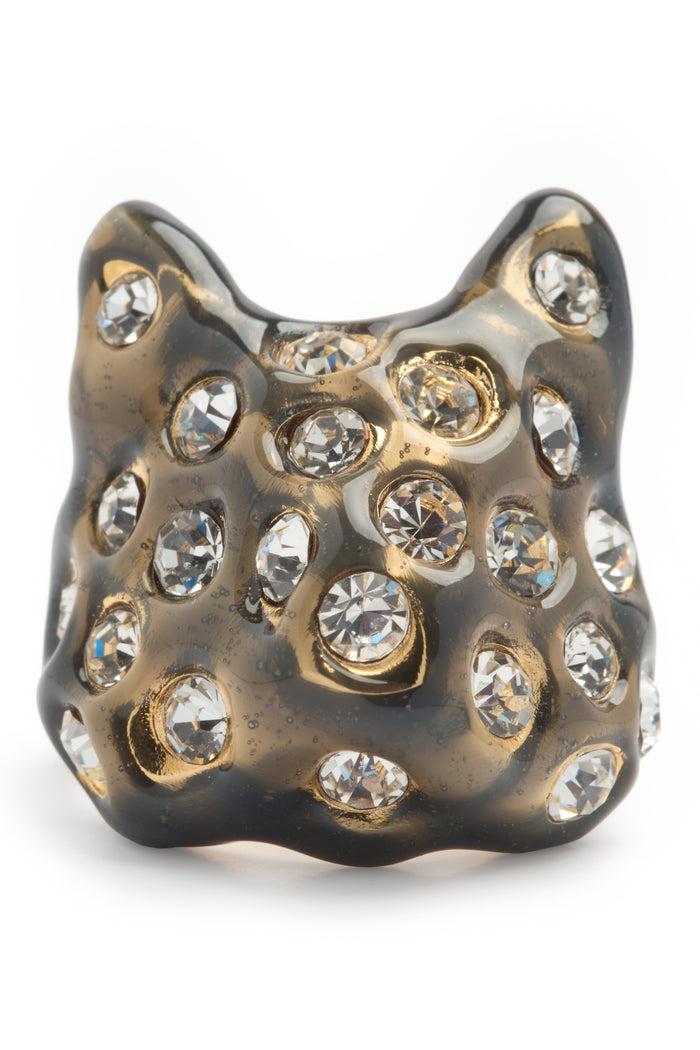 collina strada BRONZE PUFFY BUNNY RING