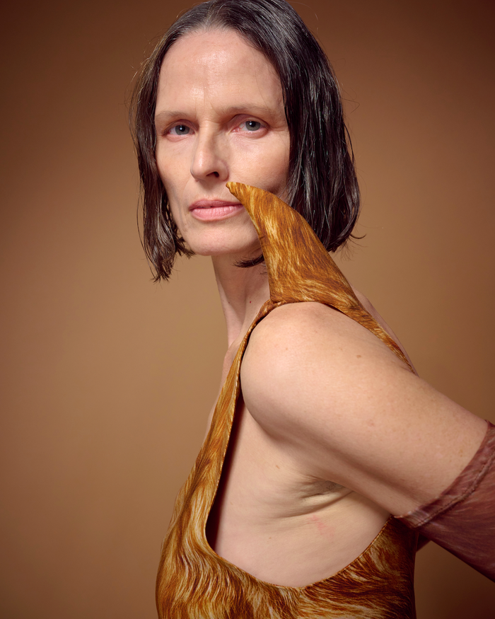 Collina Strada BROWN FUR HORN TANK SMALL