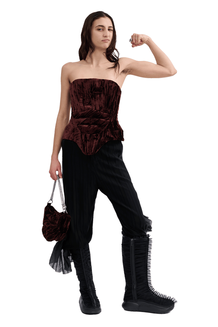 Collina Strada BROWN STRONG CORSET SMALL