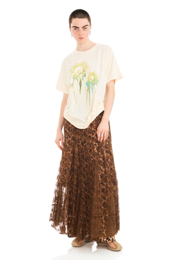 Collina Strada BUTTER FADED FLOWER KATINA TEE