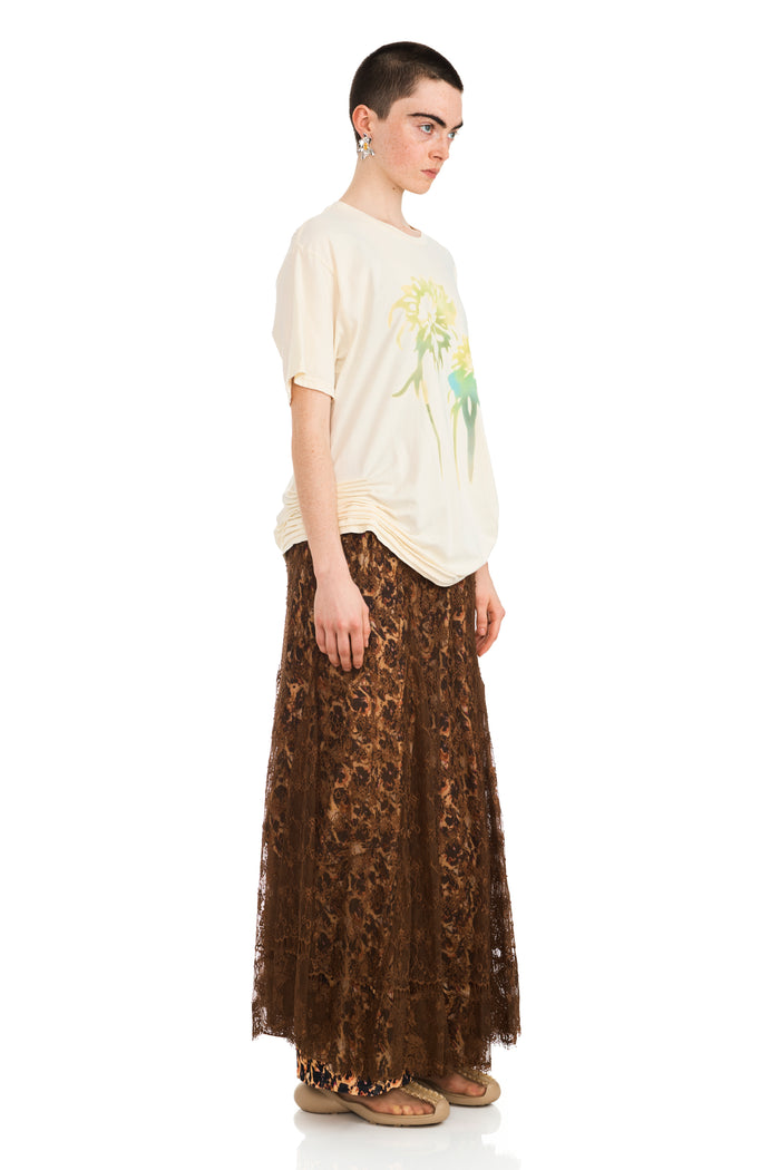 Collina Strada BUTTER FADED FLOWER KATINA TEE