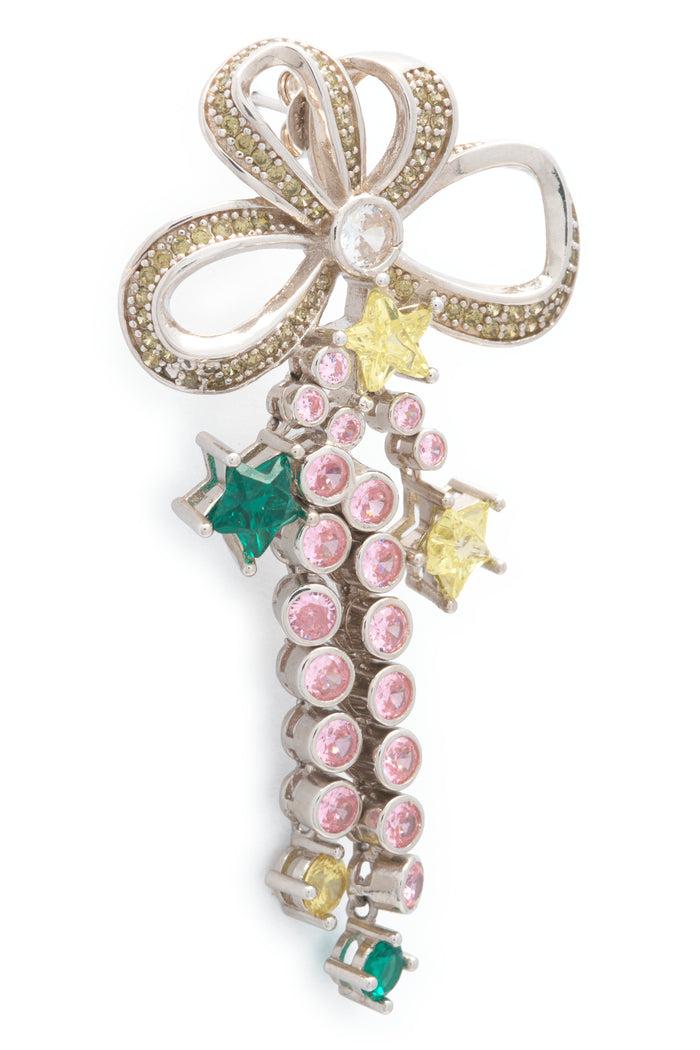 Collina Strada CANARY BOW JANGLE EARRINGS