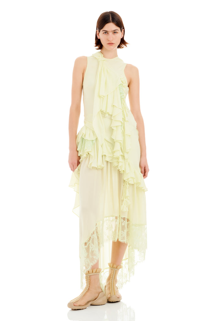 Collina Strada CELERY ANGELICA DRESS