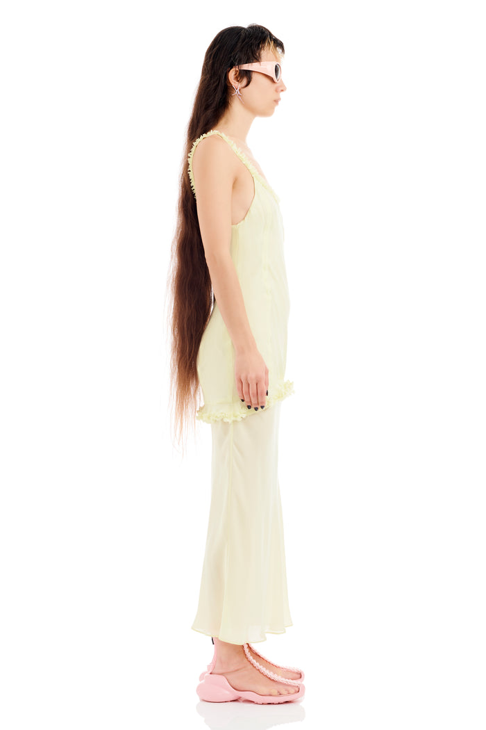 Collina Strada CELERY HYACINTH DRESS