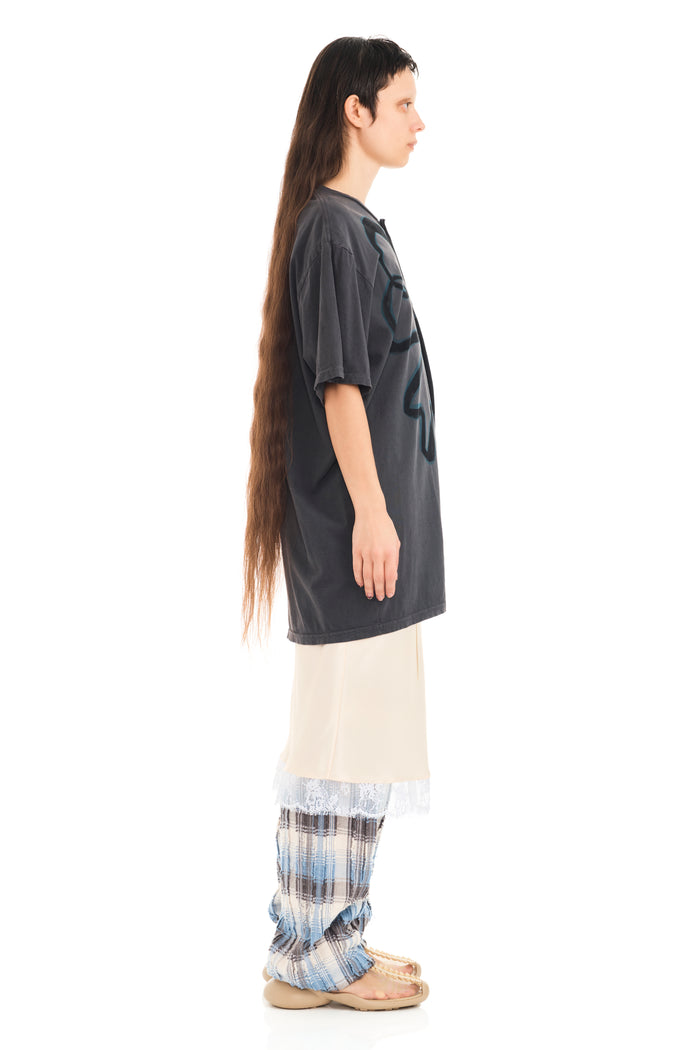 Collina Strada CHARCOAL FLOWER TOSH TEE